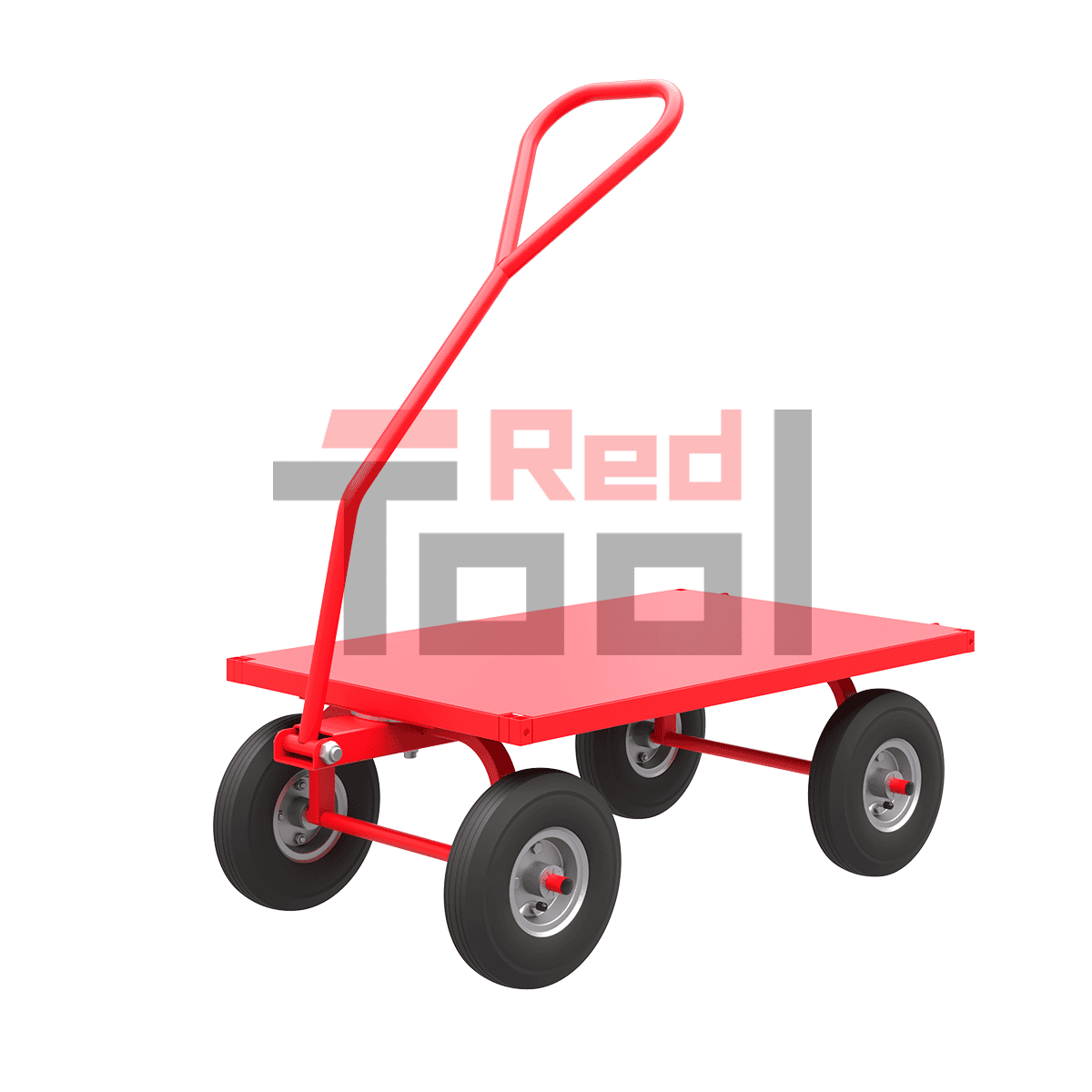 Тележка платформенная с поворотной осью ТПО 2 RT без колес