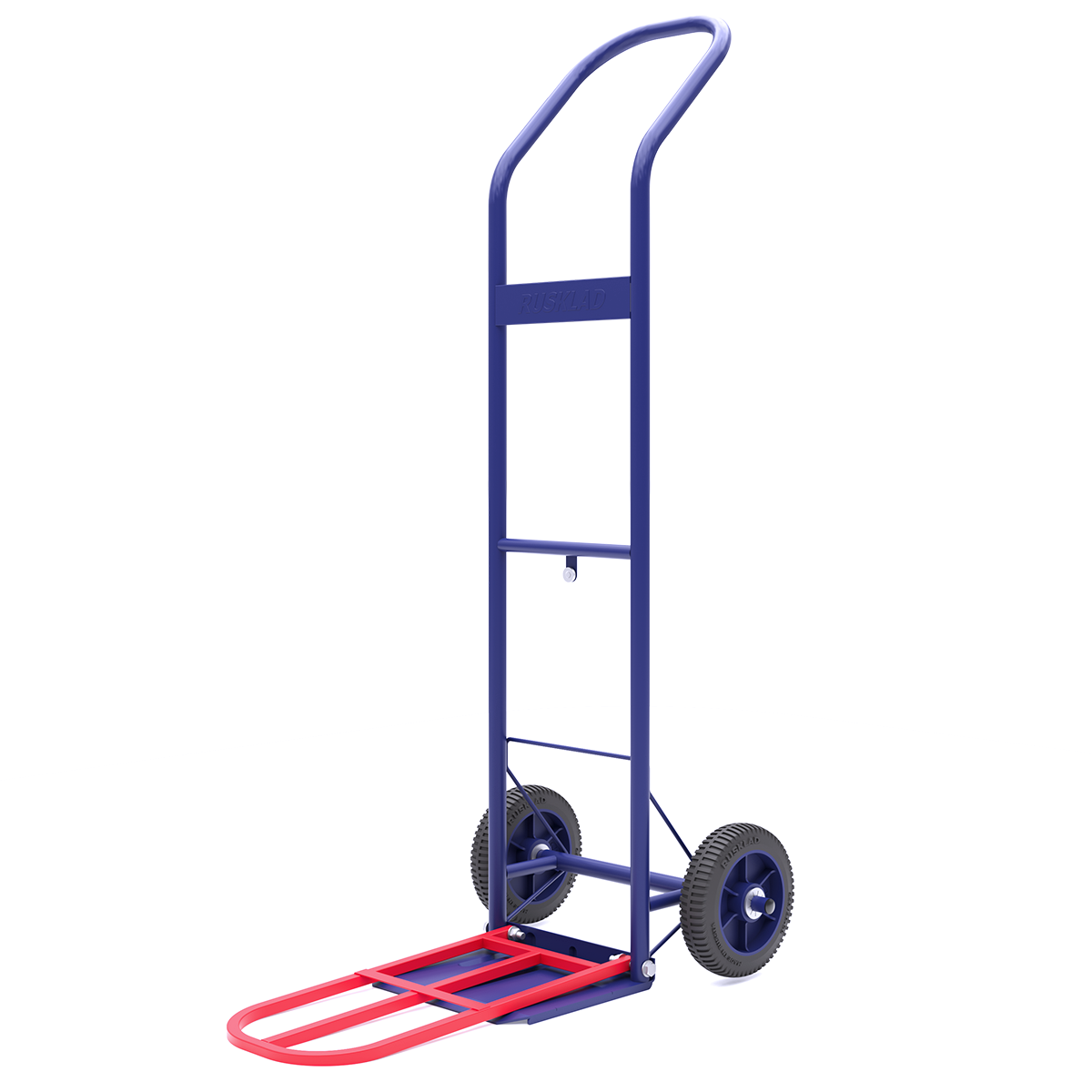 Тележка грузовая двухколесная с откидной полкой КГ 150 П без колес