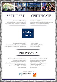 Сертификат Rusklad - CeMAT