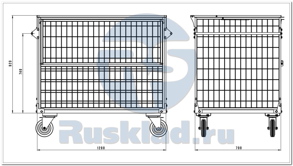 Контейнер сетчатый КСМ Контейнер сетчатый КСМ